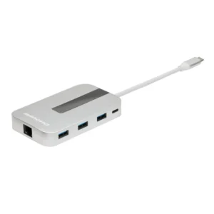 BGO MIX DP-01 SILVER - Port Replicator Premium para Potenciar Tu Estación de Trabajo