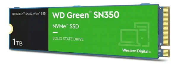 Disco Sólido Interno Western Digital WD Green SN350 500GB – Rendimiento NVMe al Mejor Precio