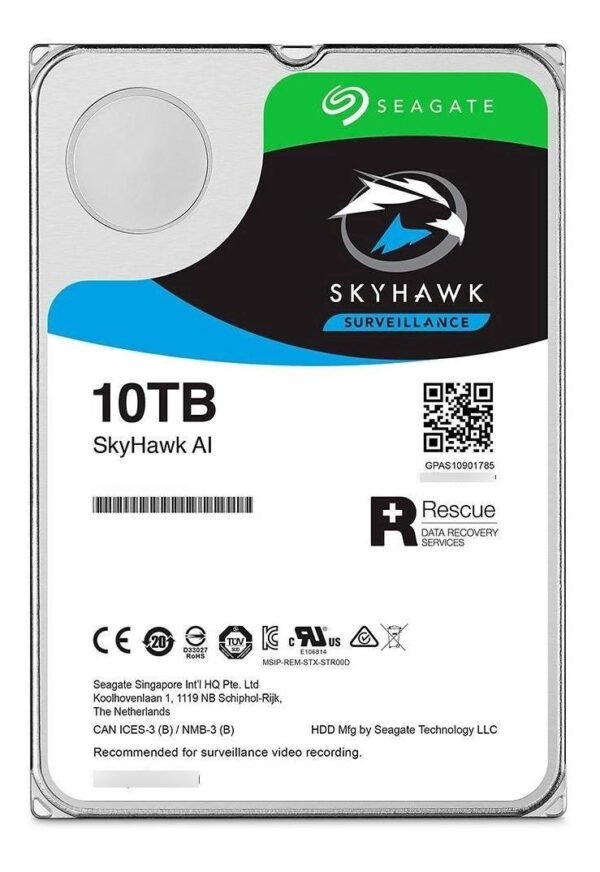 HD 3.5 10TB SATA SEAGATE SKYHAWK - Almacenamiento de Alta Capacidad para Tus Necesidades Tecnológicas 🚀