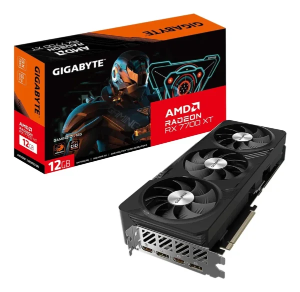 💥 Potente VIDEO GBT RADEON RX 7700 XT GAMING OC 12 - Experiencia de Juego Insuperable 🎮